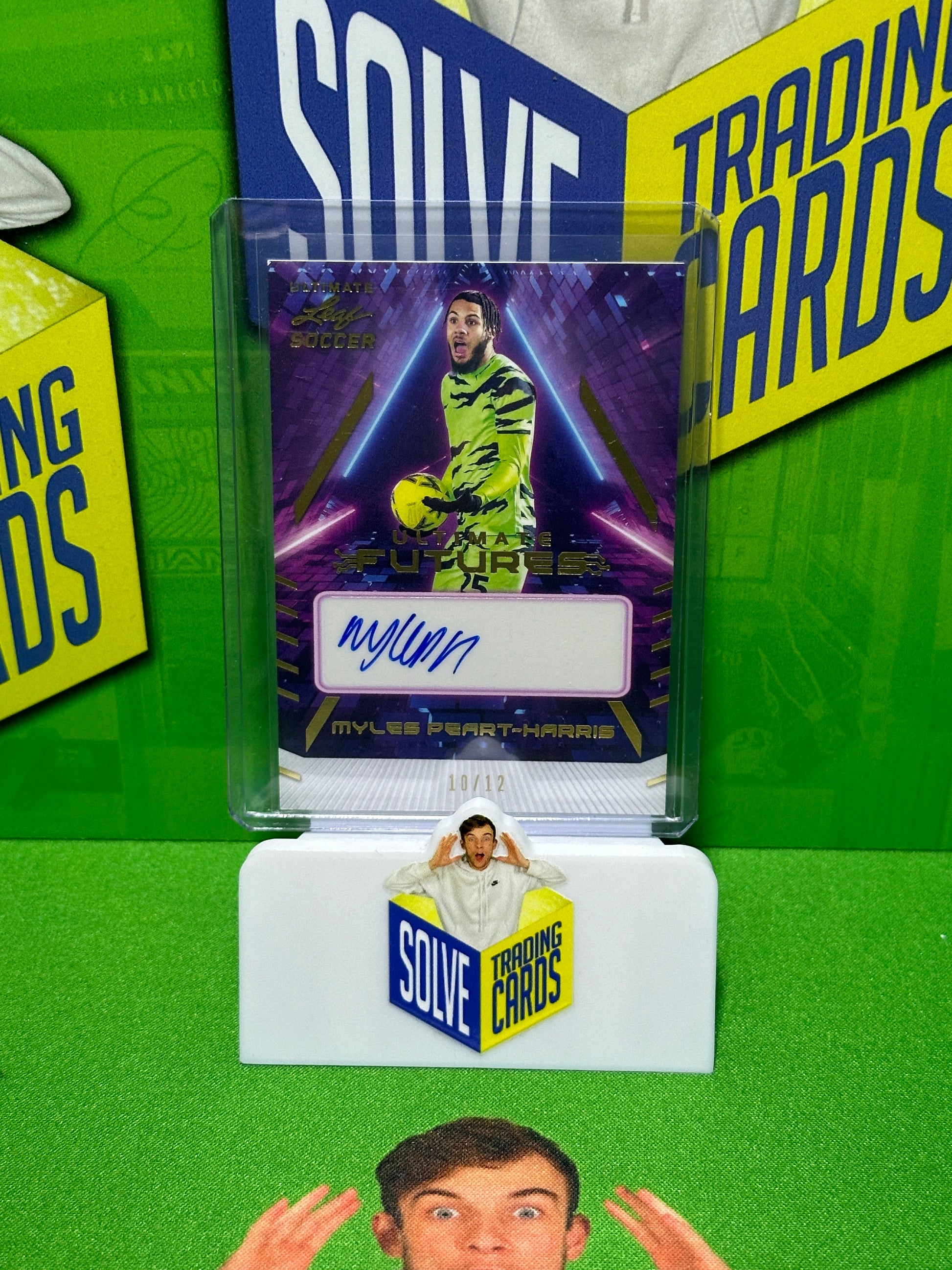 Myles Peart-Harris Autograph 10/12 - Leaf Ultimate Soccer 2022