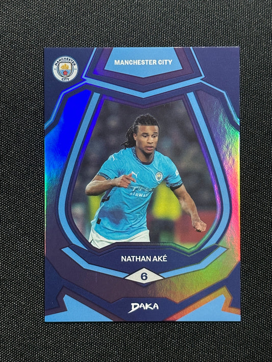 Nathan Ake Numbered Parallel 100/199 - Daka Manchester City Top Audience 2024/25