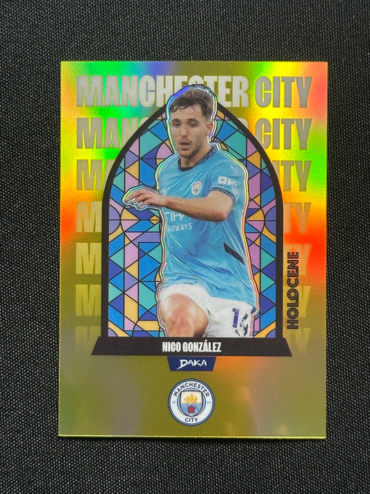 Nico Gonzalez Numbered Parallel 10/15 - Daka Manchester City One & Two 2024/25