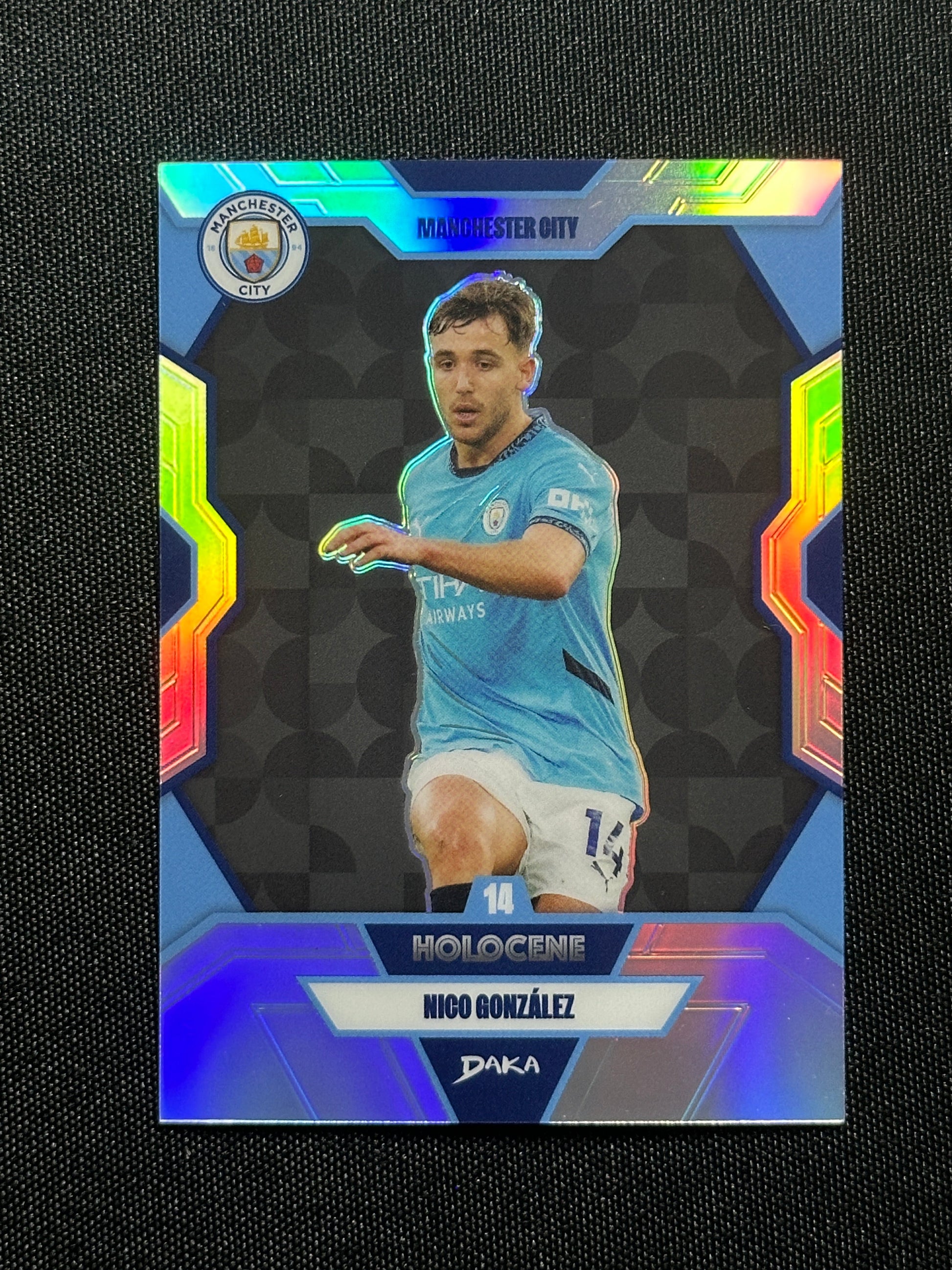 Nico Gonzalez Numbered Parallel 163/199 - Daka Manchester City One & Two 2024/25