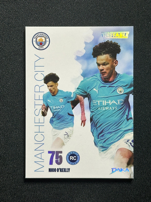 Nico O'Reilly Numbered Parallel 176/199 - Daka Manchester City One & Two 2024/25