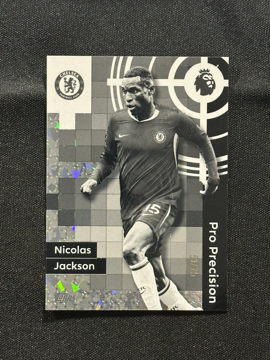 Nicolas Jackson Numbered Parallel 51/75 - Topps Premier League 2026