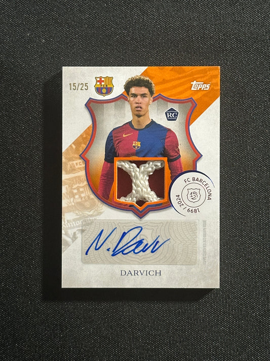 Noah Davich Autograph 15/25 - Topps Barcelona 125