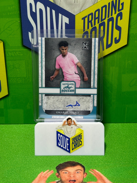 Omar-El-Hilali-Autograph-07-10-Rookie-Leaf-Ultimate-Soccer-2022