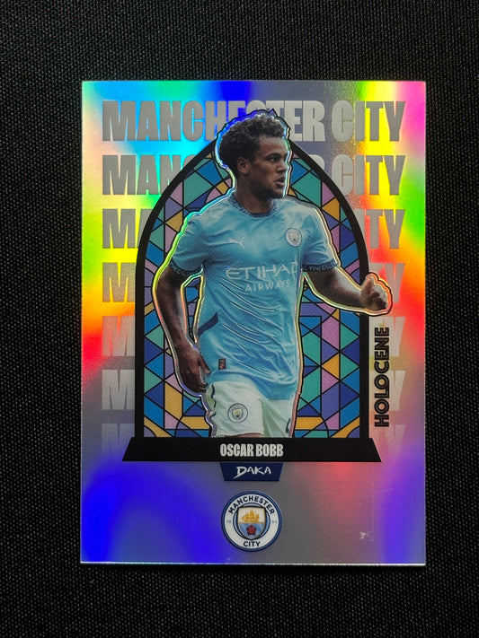 Oscar Bobb Numbered Parallel 40/45 - Daka Manchester City One & Two 2024/25