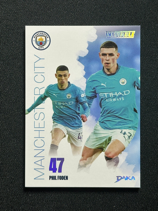 Phil Foden Numbered Parallel 078/199 - Daka Manchester City One & Two 2024/25