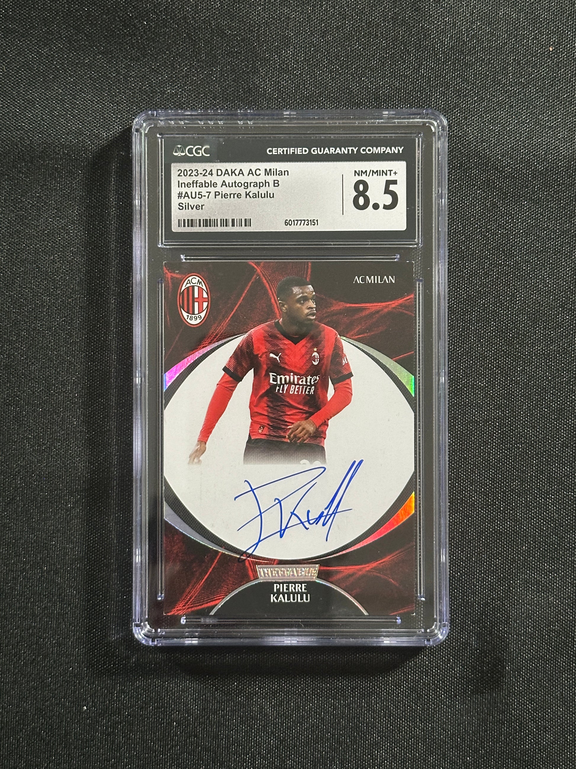 Pierre Kalulu Autograph 07/166 CGC8.5 - DAKA AC MIlan 2023/24