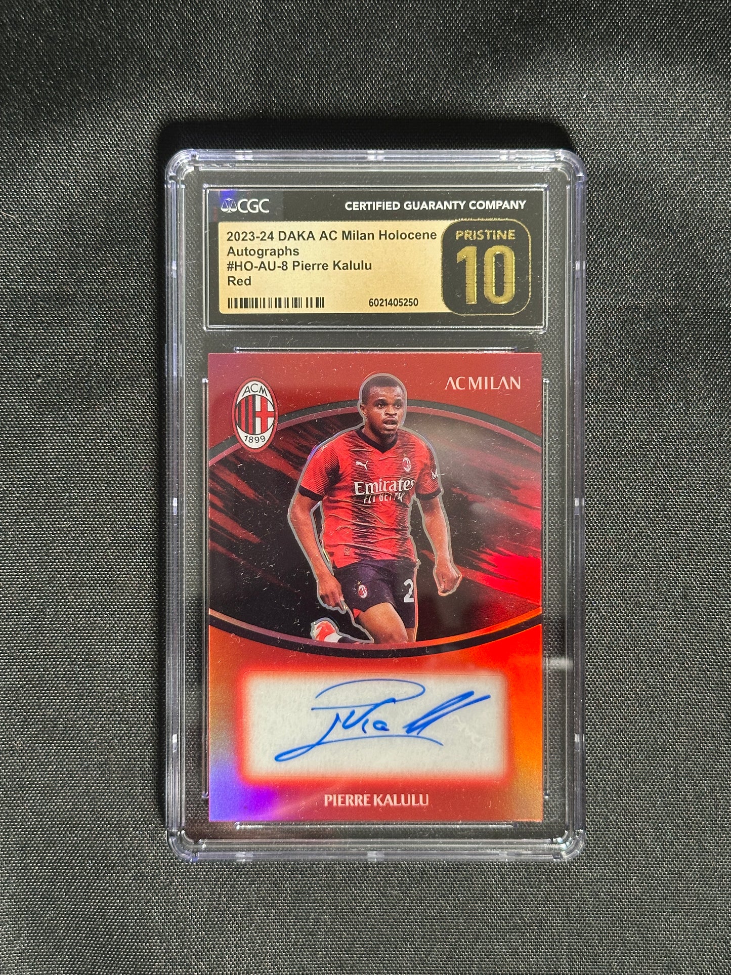 Pierre Kalulu Autograph 24/35 - DAKA AC Milan 2023/24