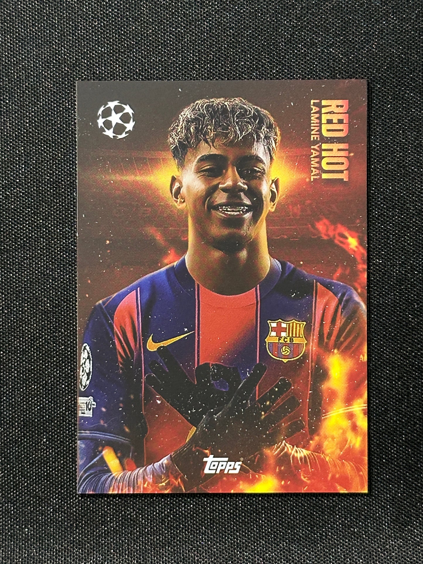 RH-LY Lamine Yamal Barcelona Red Hot - Topps Match Attax 2025/26