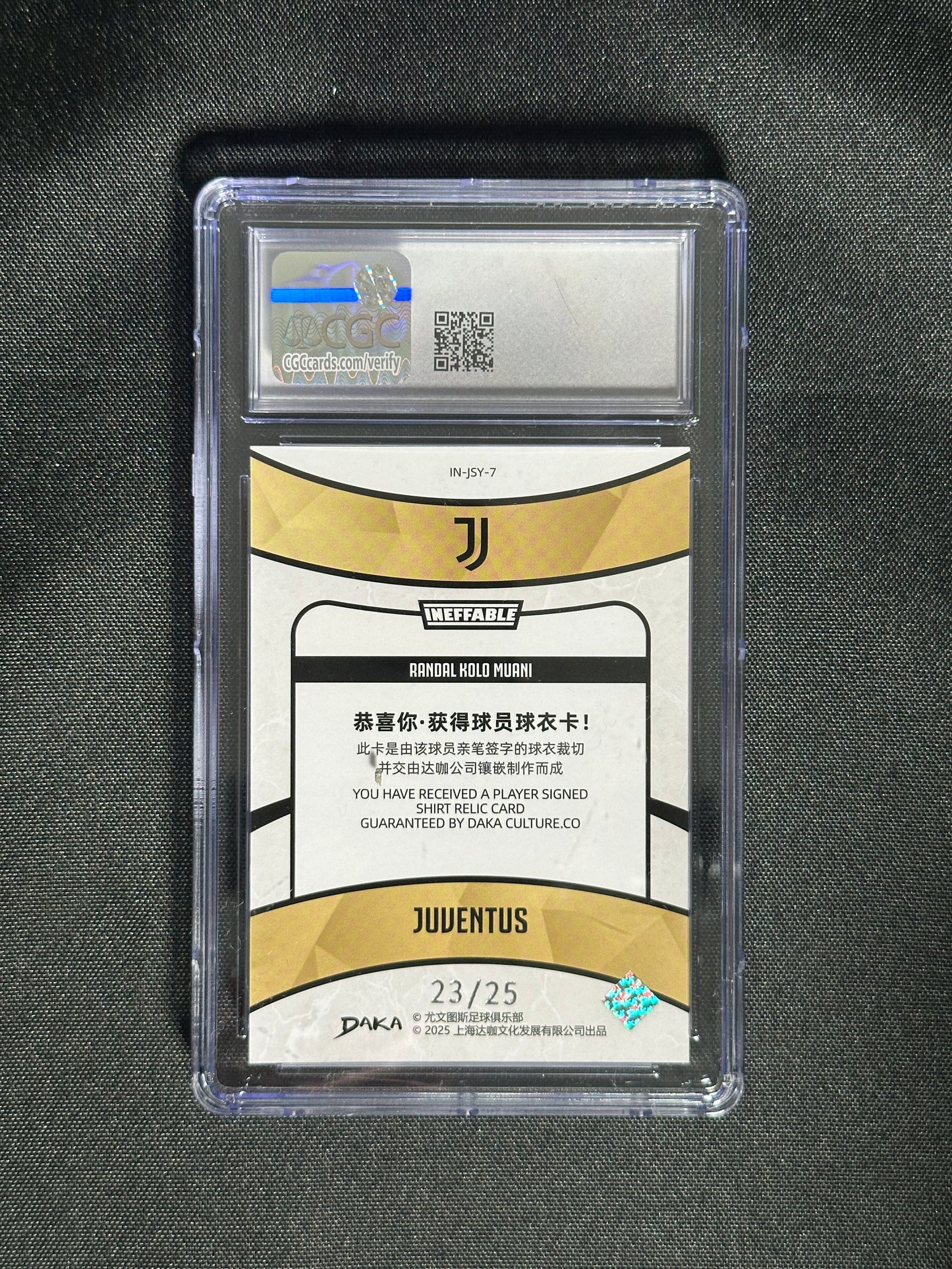 Randal Kolo Muani Patch 23/25 - DAKA Juventus 2024/25
