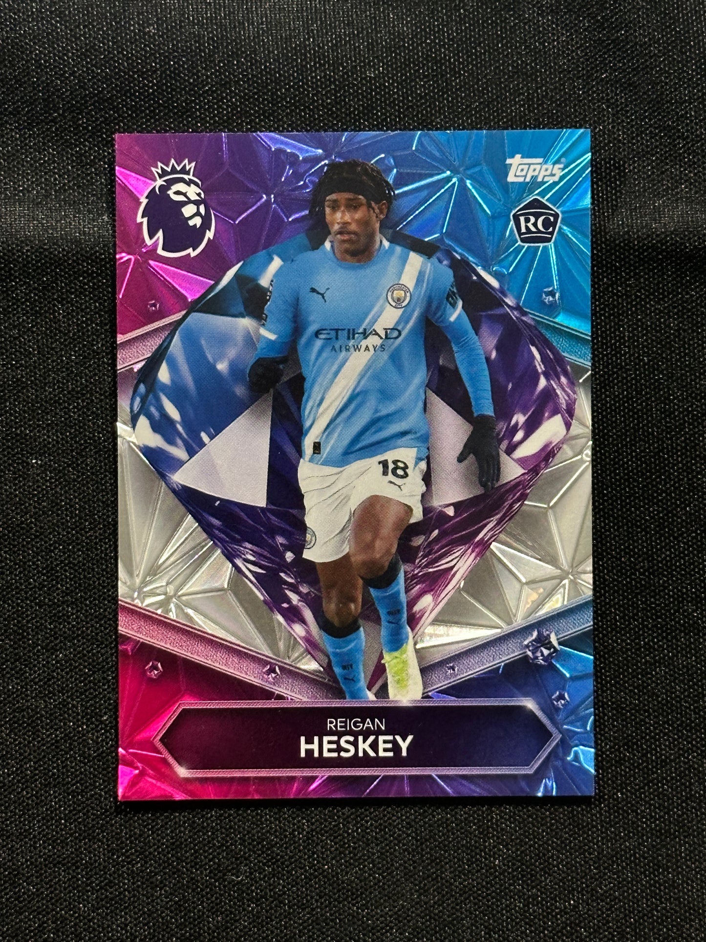 Reigan Heskey Diamond Rookie Base - Topps Premier League 2026