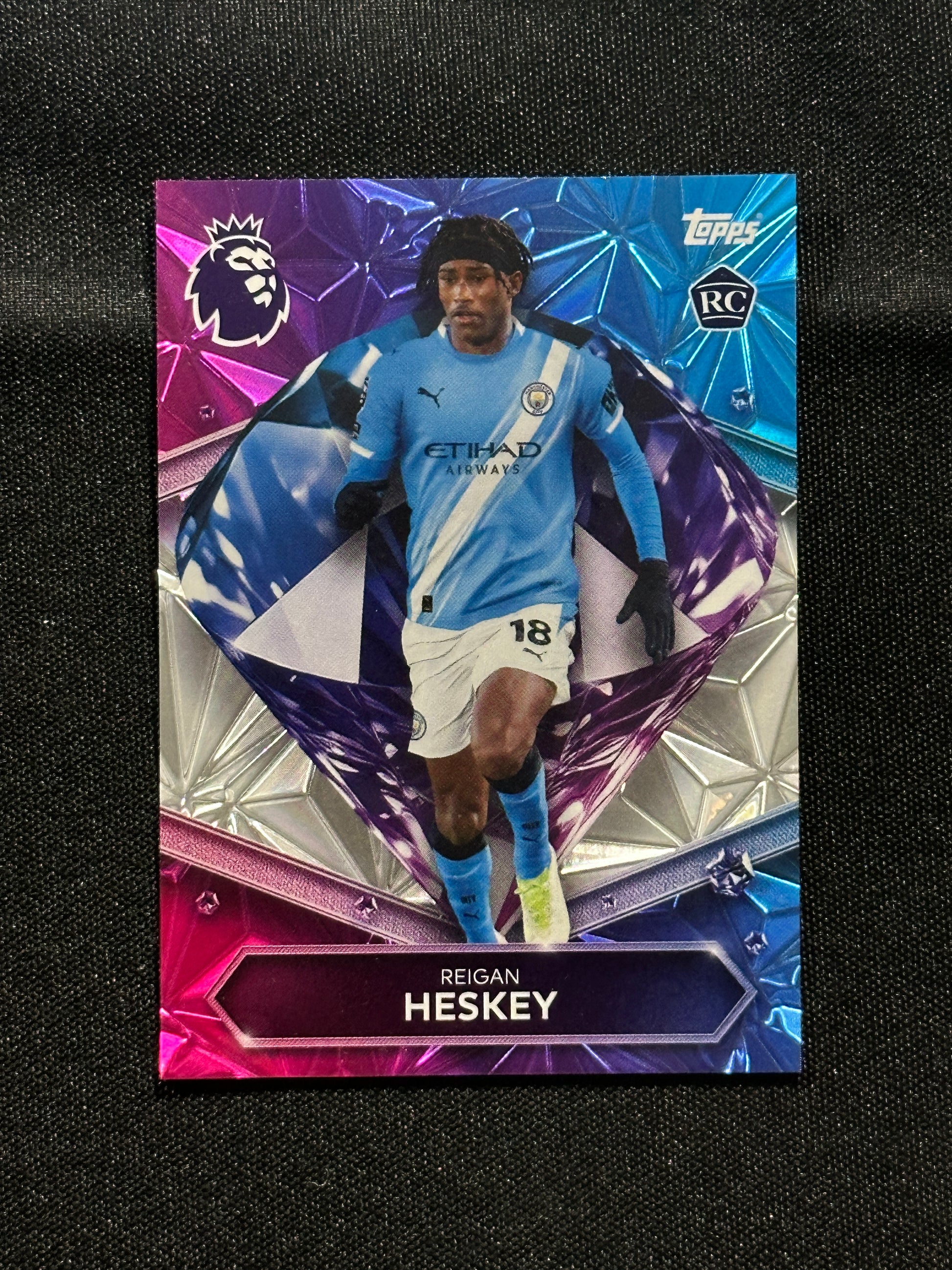 Reigan Heskey Diamond Rookie Base - Topps Premier League 2026