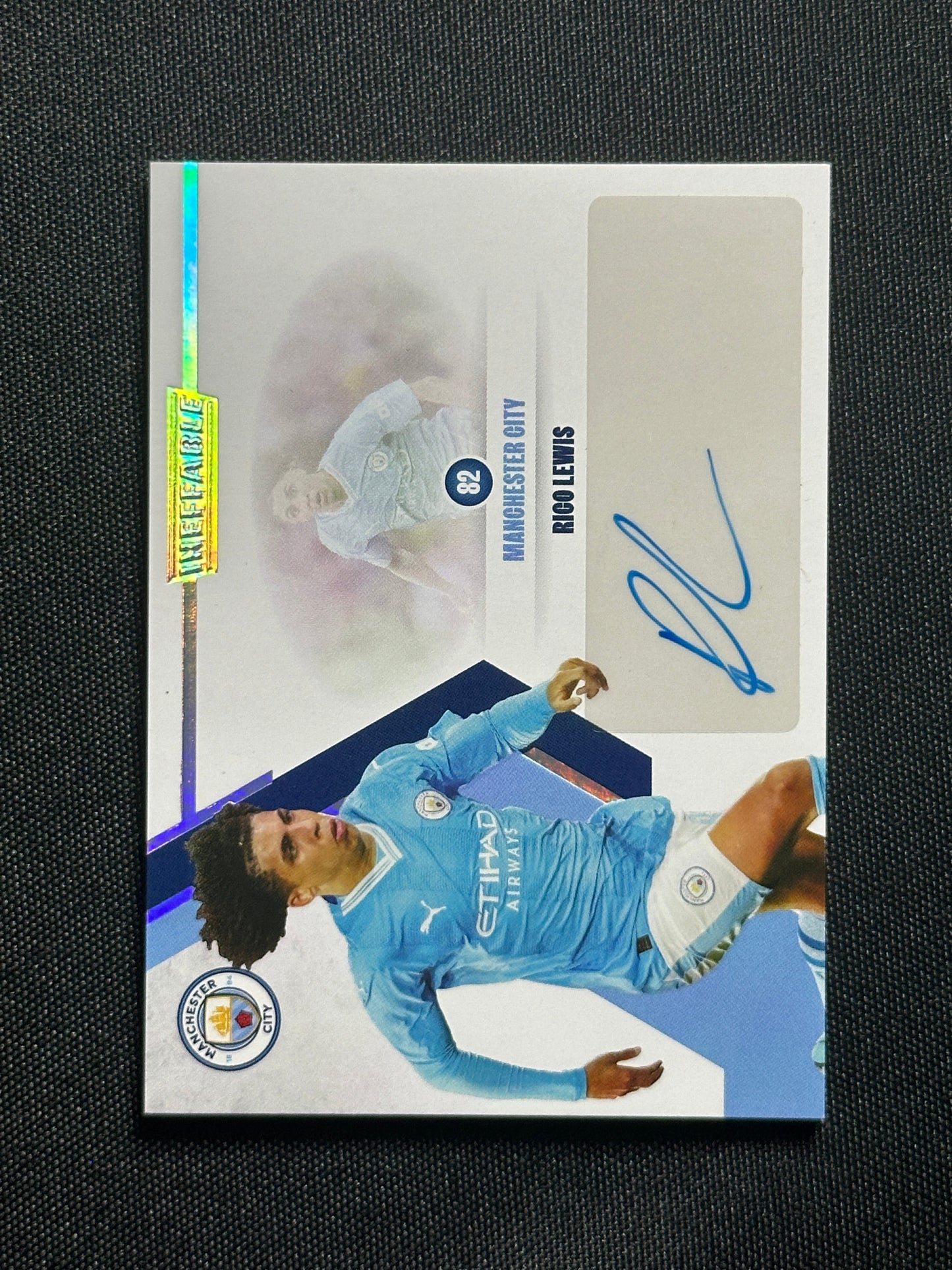 Rico Lewis Autograph 55/60 - Daka Manchester City Ineffable 2023/24
