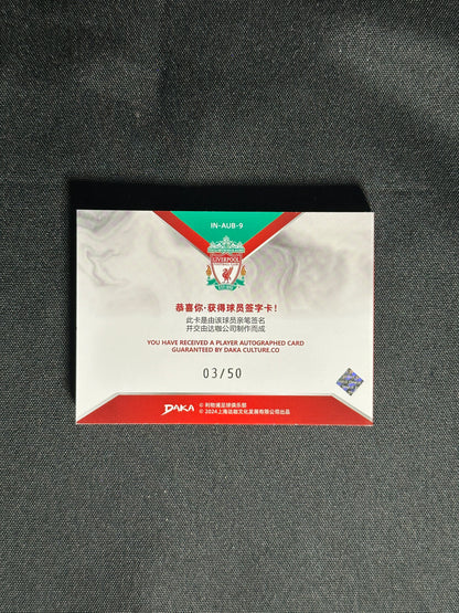 Robbie Fowler Autograph Booklet 3/50 - DAKA Liverpool One & Two 2023/24