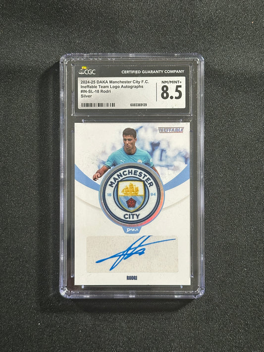 Rodri Autograph 02/25 CGC8.5 - DAKA Manchester City 2024/25