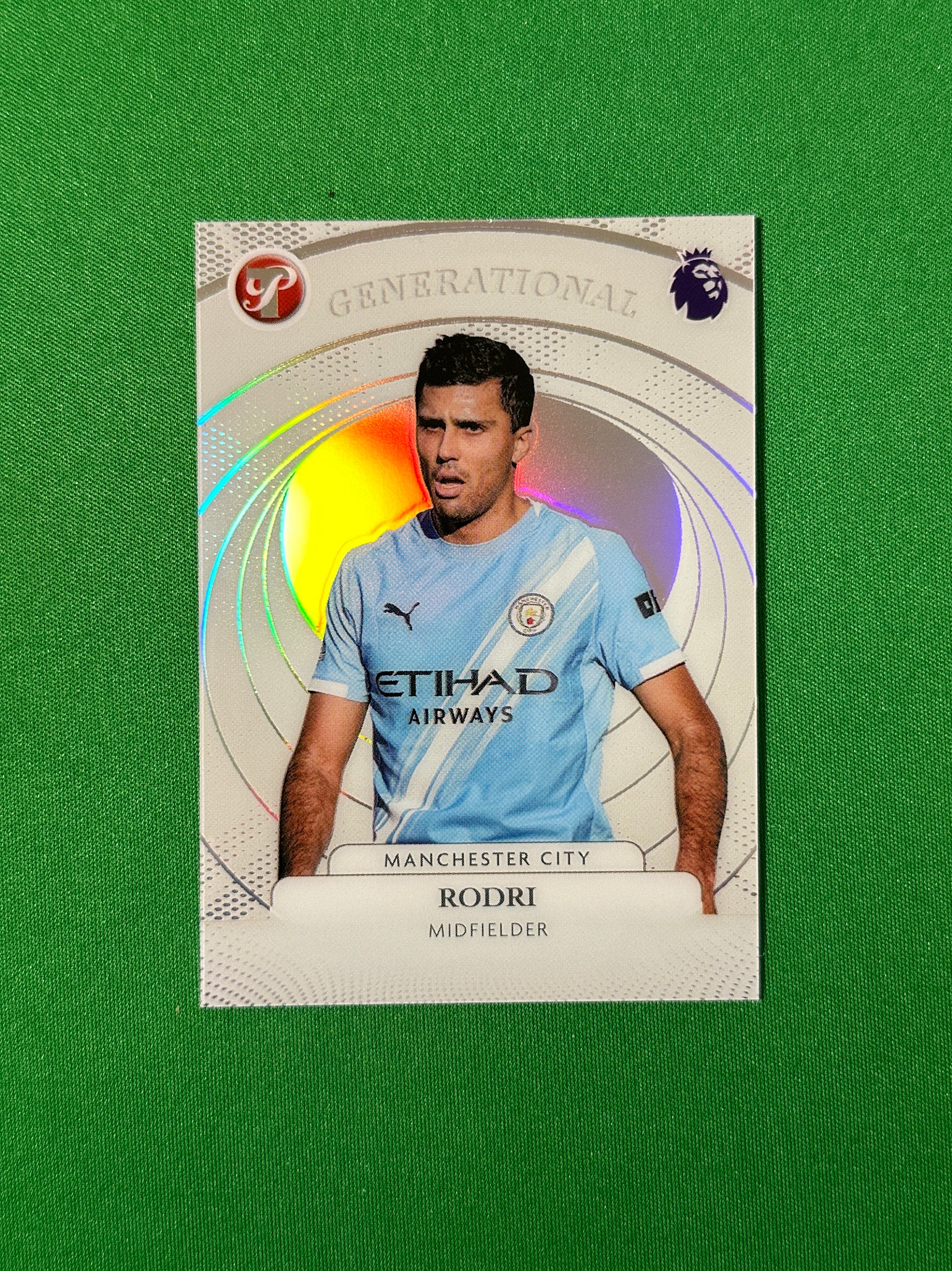 Rodri Generational Manchester City Topps PL Pristine 2025/26 football card