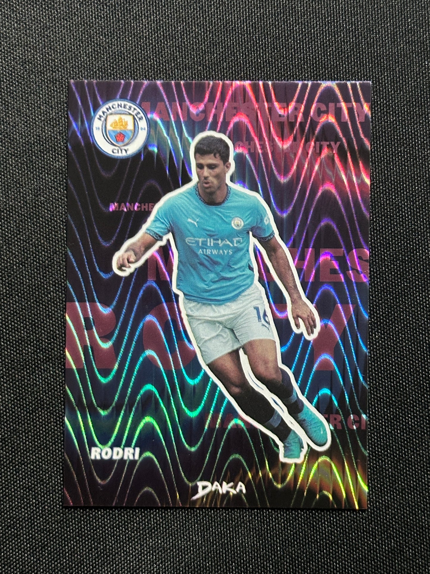 Rodri Numbered Parallel 08/99 - Daka Manchester City Top Audience 2024/25