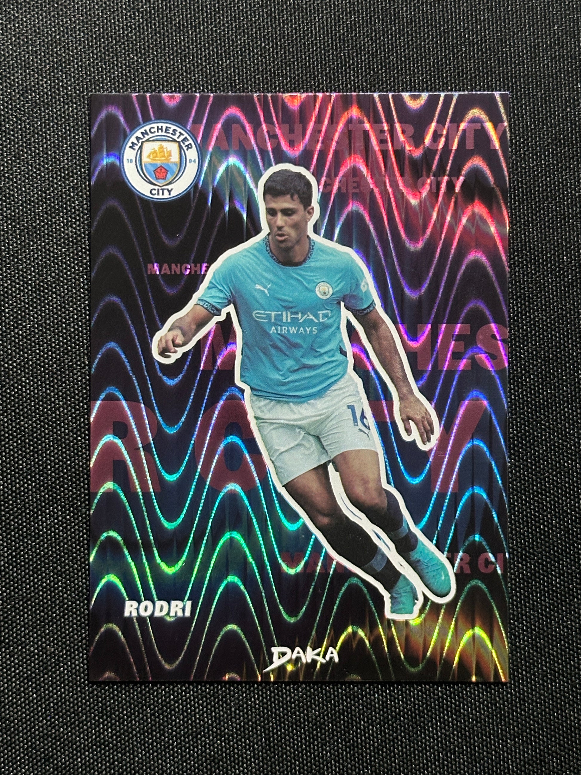Rodri Numbered Parallel 20/99 - Daka Manchester City Top Audience 2024/25