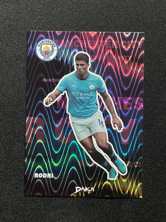 Rodri Numbered Parallel 21/99 - Daka Manchester City Top Audience 2024/25