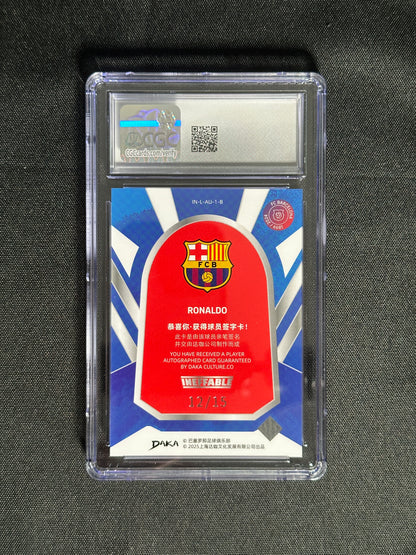 Ronaldo Autograph 12/15 - DAKA Barcelona 2024/25