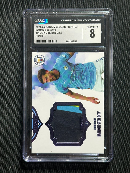 Ruben Dias Relic 22/75 - Daka Manchester City One & Two 2024/25
