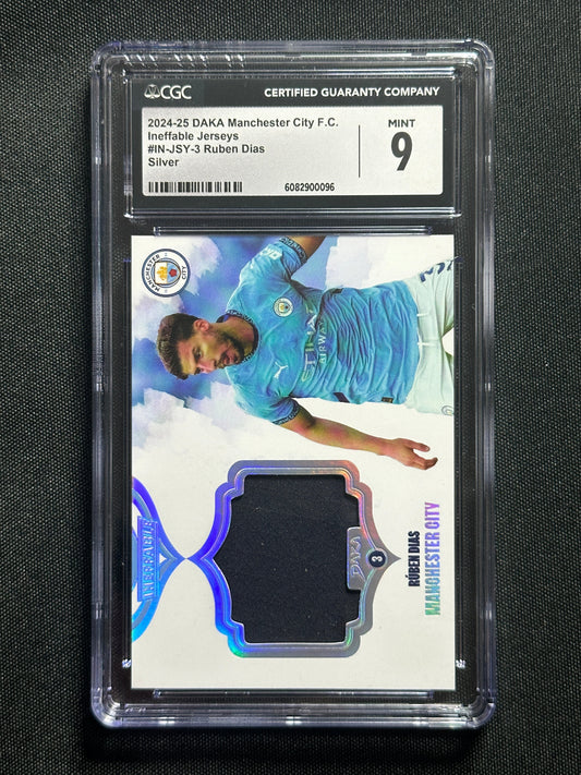Ruben Dias Relic 22/45 - Daka Manchester City One & Two 2024/25
