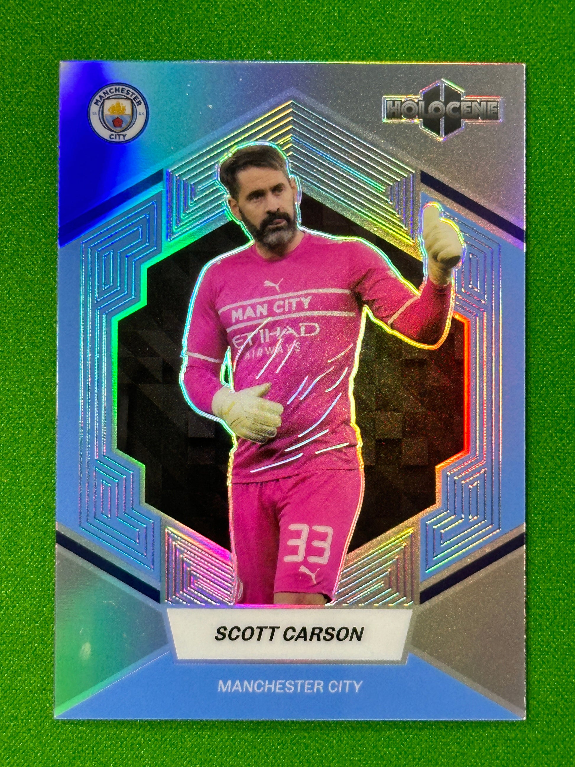 Scott Carson 39/99 - DAKA Manchester City Holocene 2023/24 Front