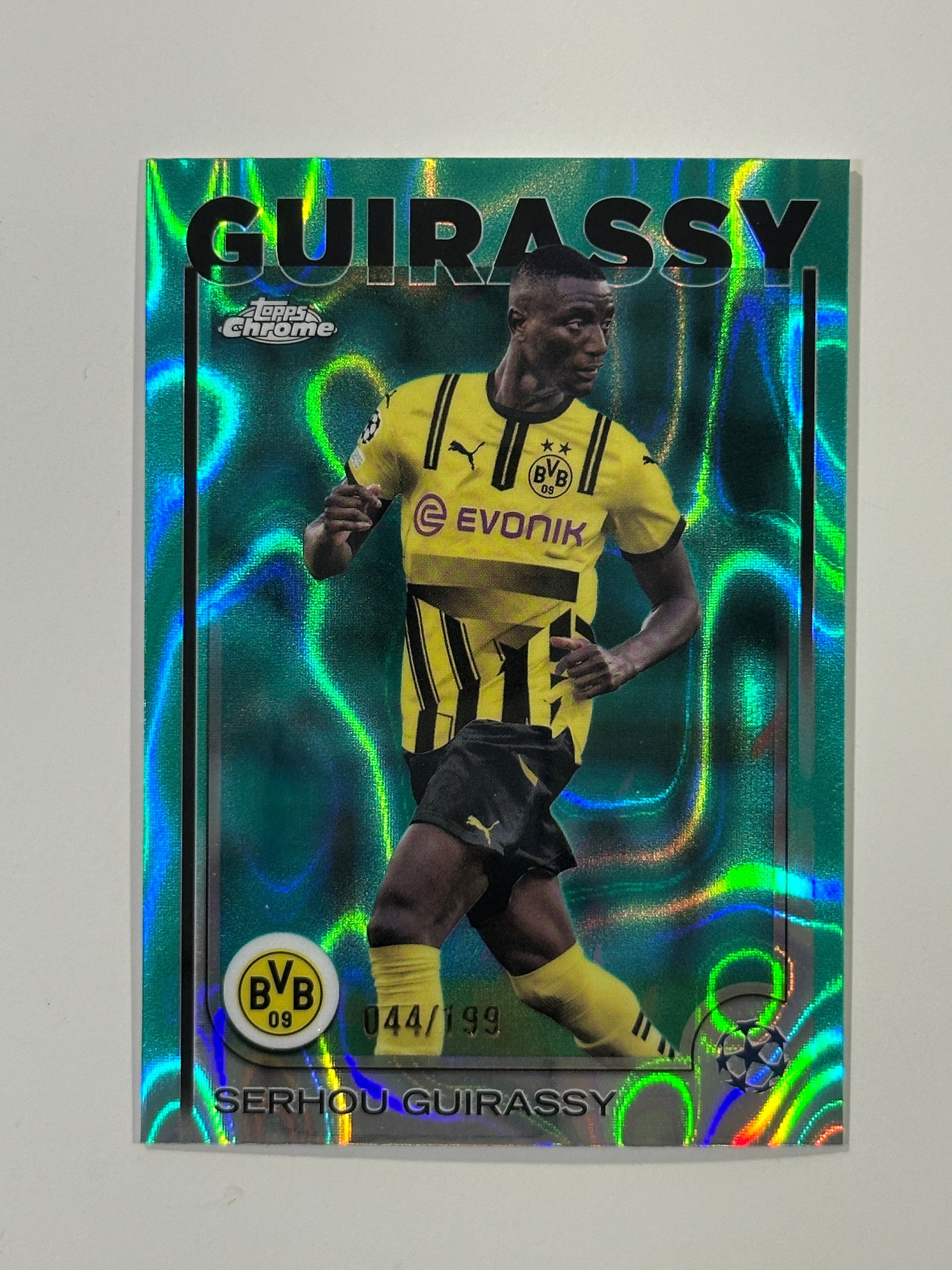 Serhou Guirassy Numbered Parallel 44/199 - Topps Chrome 2024/25