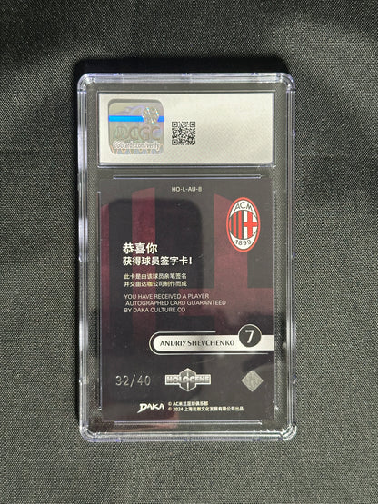 Andriy Shevchenko Autograph 32/40 - DAKA AC Milan 2023/24