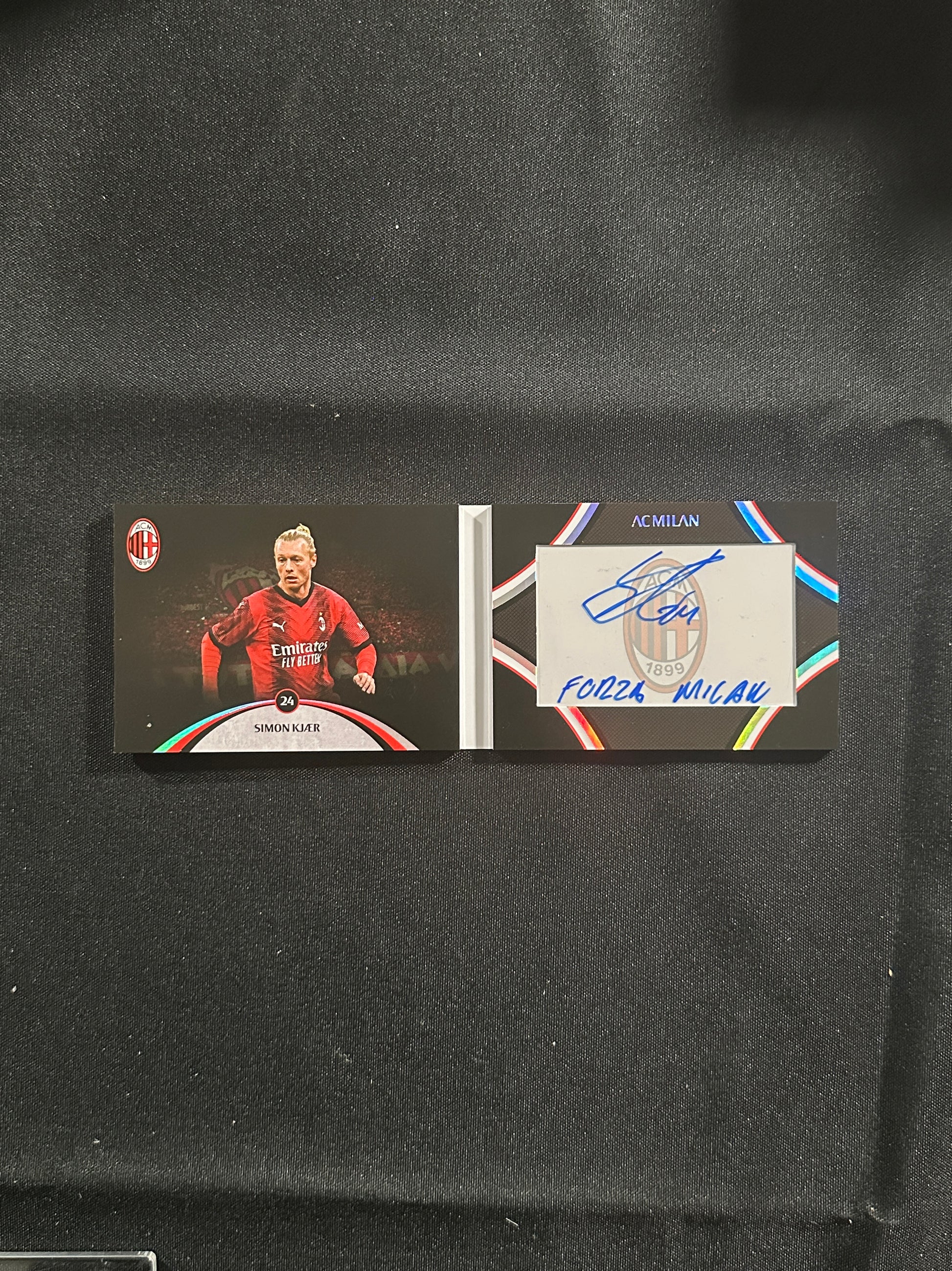 Simon Kjaer Autograph Booklet 44/49 - DAKA AC MIlan 2023/24