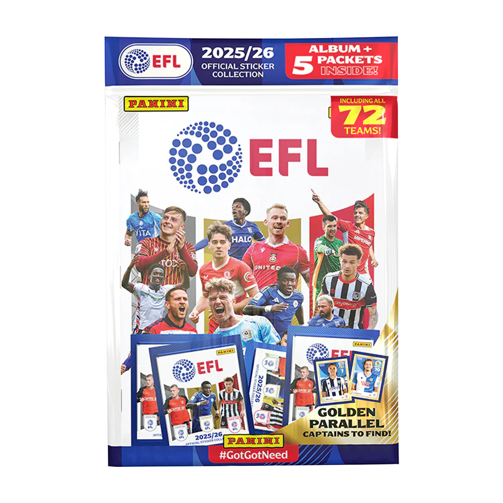 Starter Pack Panini EFL 2025/26 Stickers – LukeSolve.com