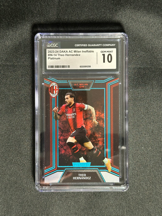 Theo Hernandez Numbered Parallel 1/1 - DAKA AC Milan 2023/24