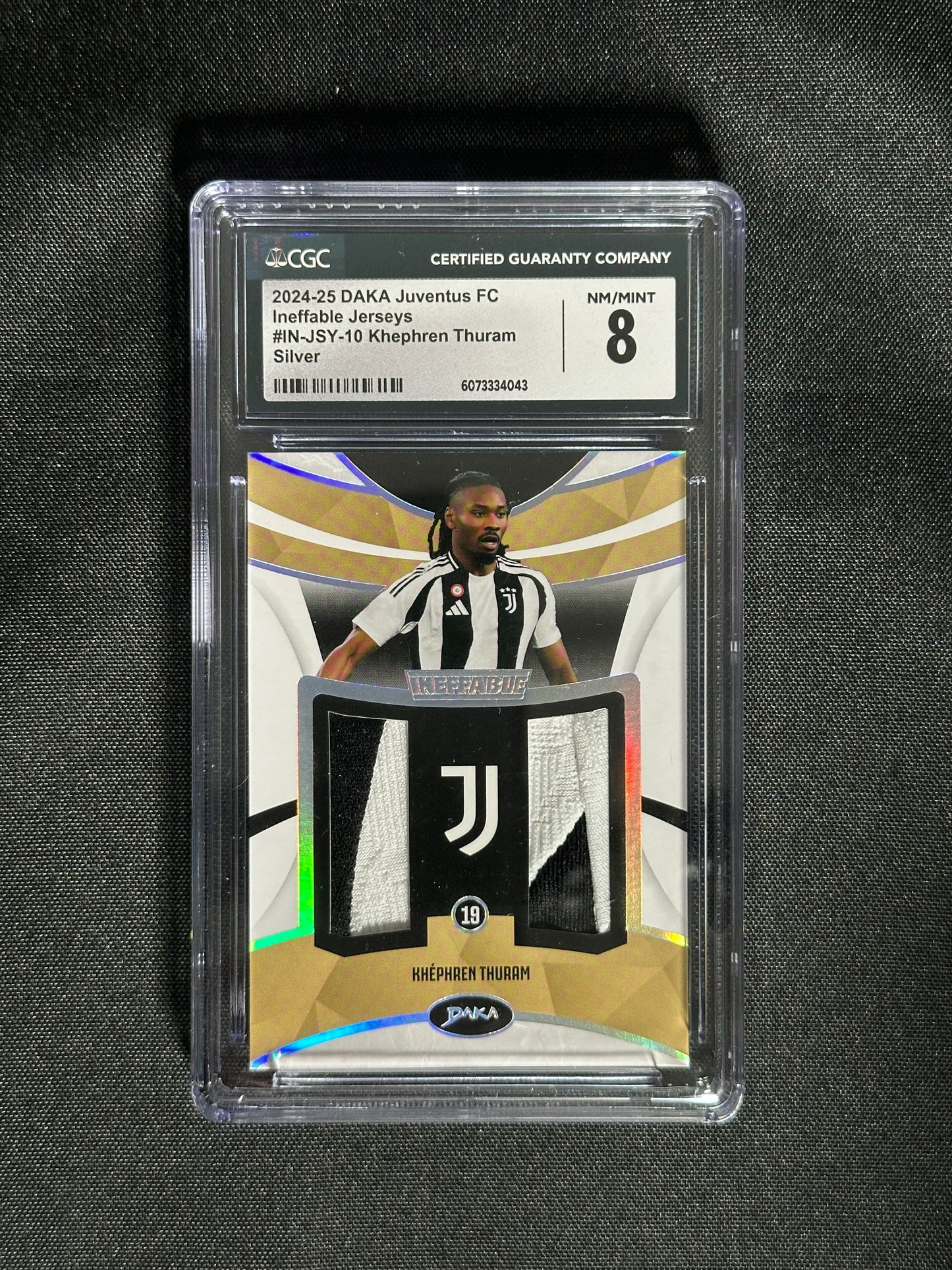 Khephren Thuram Patch 7/50 - DAKA Juventus 2024/25