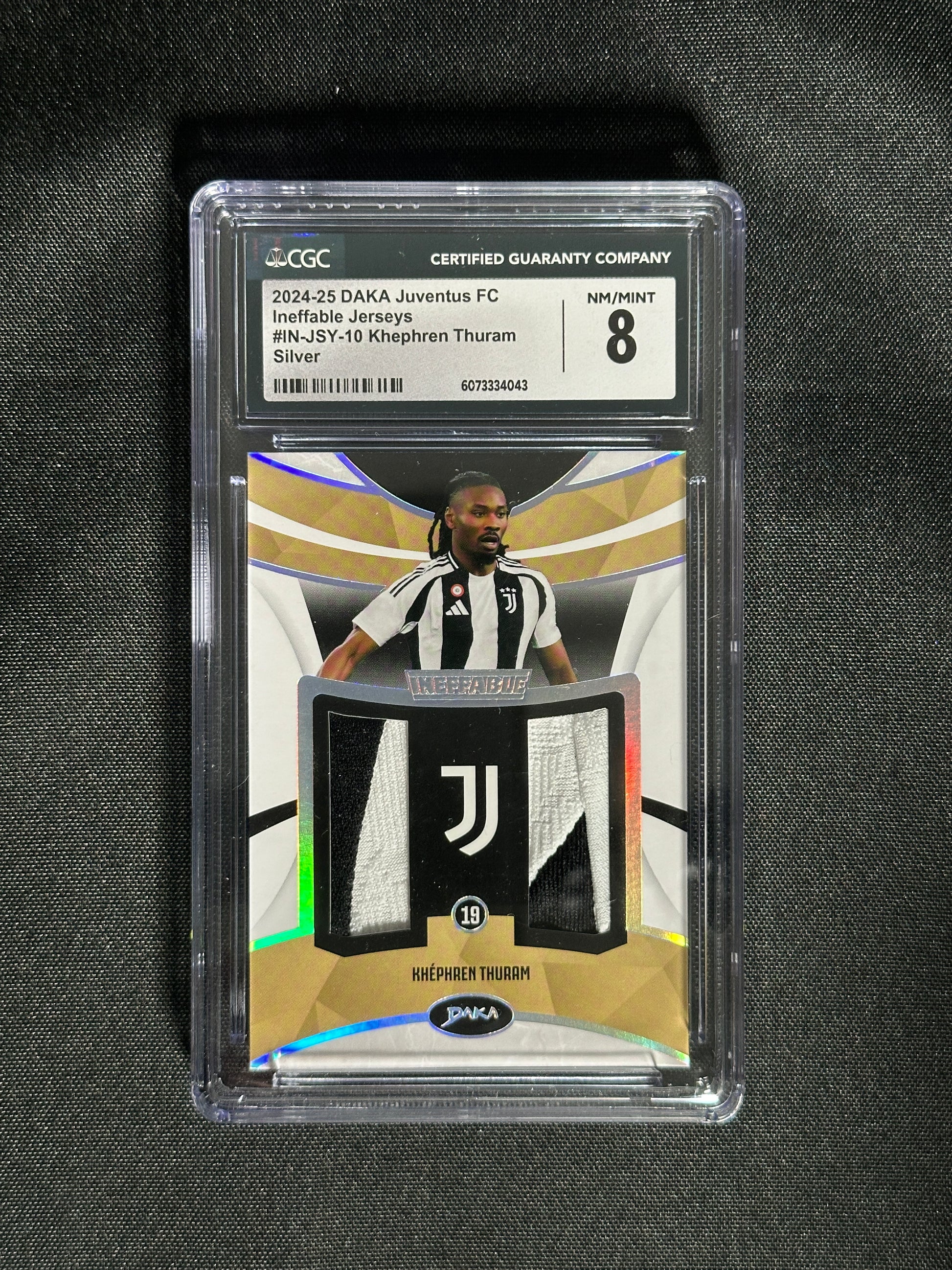 Khephren Thuram Patch 7/50 - DAKA Juventus 2024/25