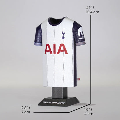 Tottenham 24/25 home shirt collectible with measurements in centimetres