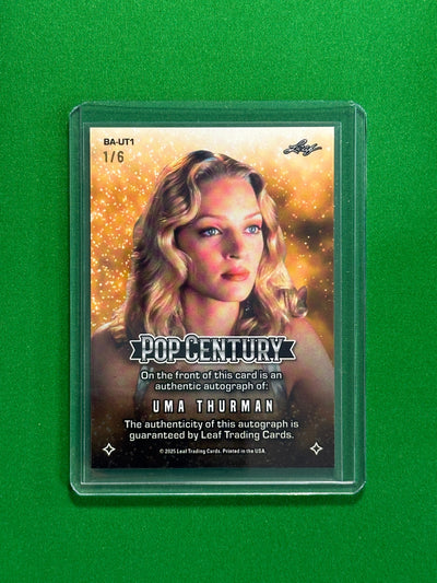 Uma Thurman Autograph 1/6 - Leaf Pop Century 2025