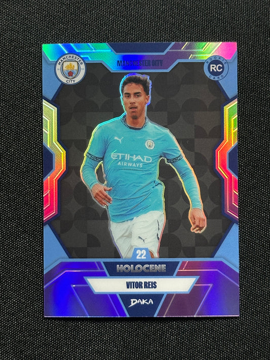 Vitor Reis Numbered Parallel 09/99 - Daka Manchester City One & Two 2024/25