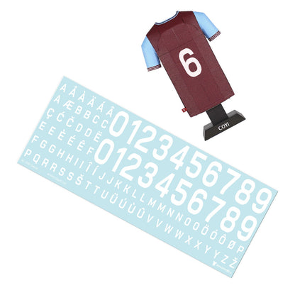 West Ham retro 1965 decal sheet