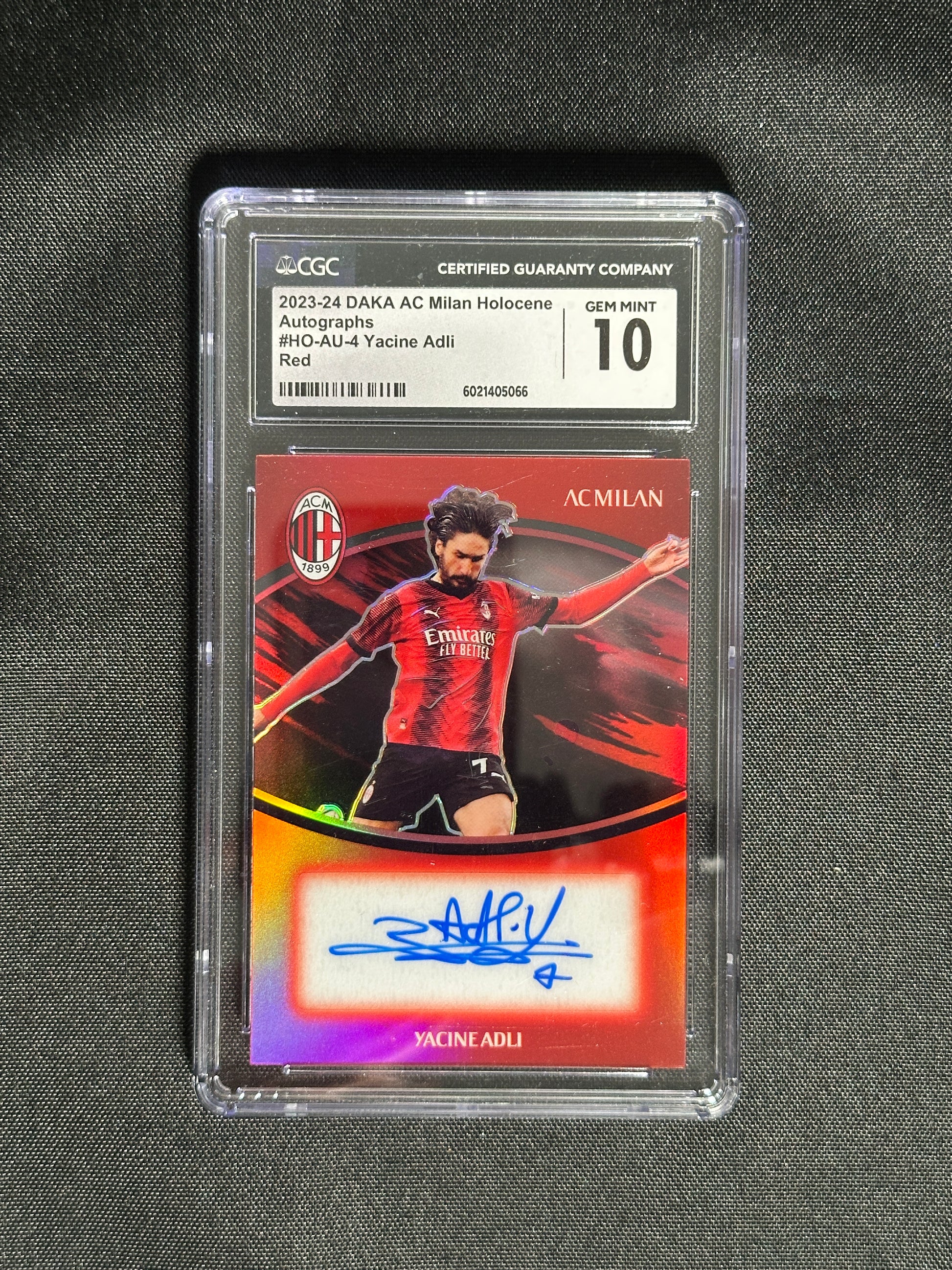 Yacine Adli Autograph 9/35 - DAKA AC Milan 2023/24