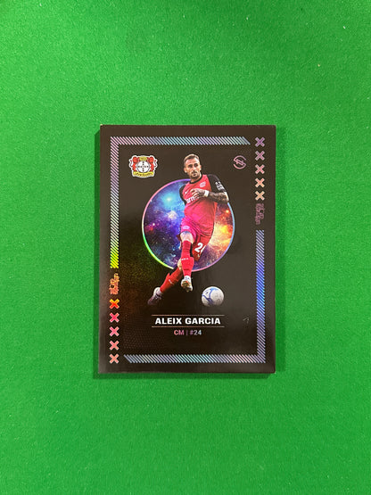 Aleix Garcia Numbered Parallel 78/99 - Ultimate Dropz Bayer 04 Leverkusen Supernova 2024 - front