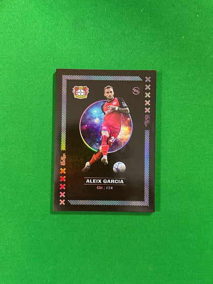 Aleix Garcia Numbered Parallel 86/99 - Ultimate Dropz Bayer 04 Leverkusen Supernova 2024 - front