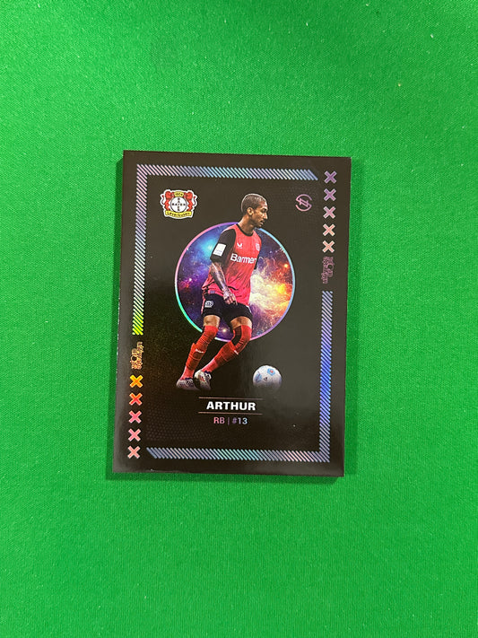 Arthur Numbered Parallel 11/99 - Ultimate Dropz Bayer 04 Leverkusen Supernova 2024 - front