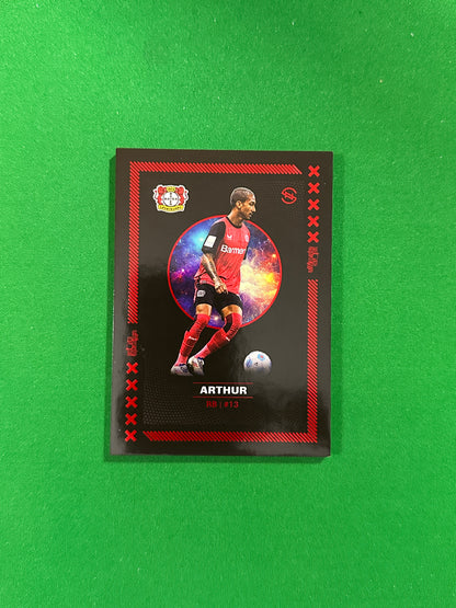 Arthur Numbered Parallel 18/27 - Ultimate Dropz Bayer 04 Leverkusen Supernova 2024 - front