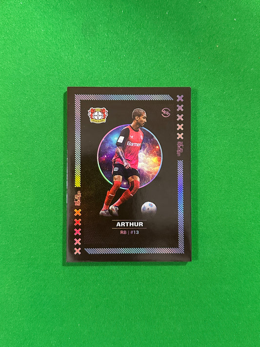 Arthur Numbered Parallel 30/99 - Ultimate Dropz Bayer 04 Leverkusen Supernova 2024 - front