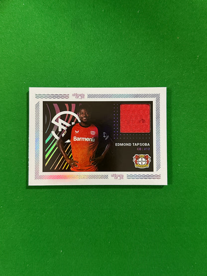 Edmond Tapsoba Match-worn Patch 36/99 - Ultimate Dropz Bayer 04 Leverkusen Supernova 2024 - front