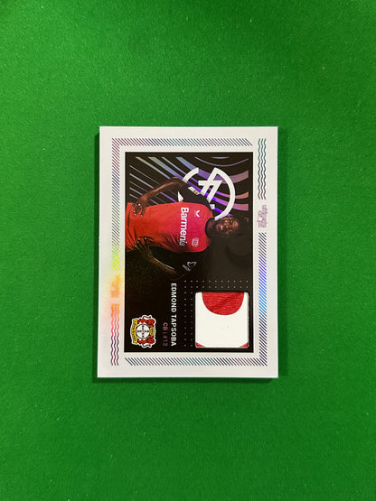 Edmond Tapsoba Match-worn Patch 75/99 - Ultimate Dropz Bayer 04 Leverkusen Supernova 2024 - front