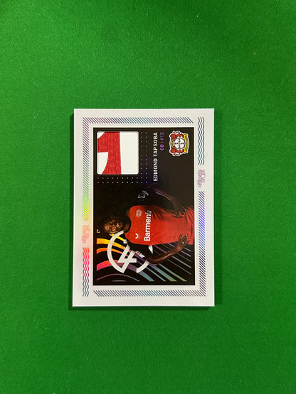 Edmond Tapsoba Match-worn Patch 92/99 - Ultimate Dropz Bayer 04 Leverkusen Supernova 2024 - front