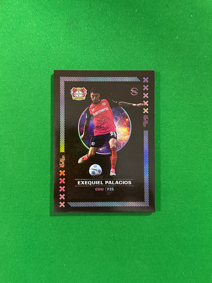 Exequiel Palacios Numbered Parallel 27/99 - Ultimate Dropz Bayer 04 Leverkusen Supernova 2024 - front