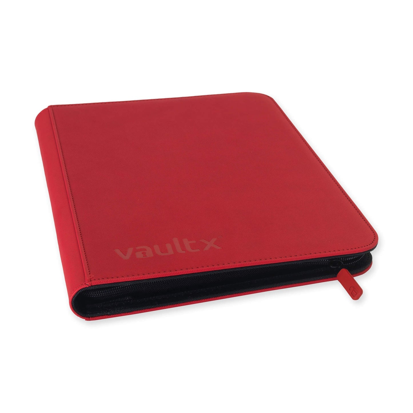 Fire Red Vault X 9-Pocket Exo-Tec Zip Binder - Holds 360 Cards