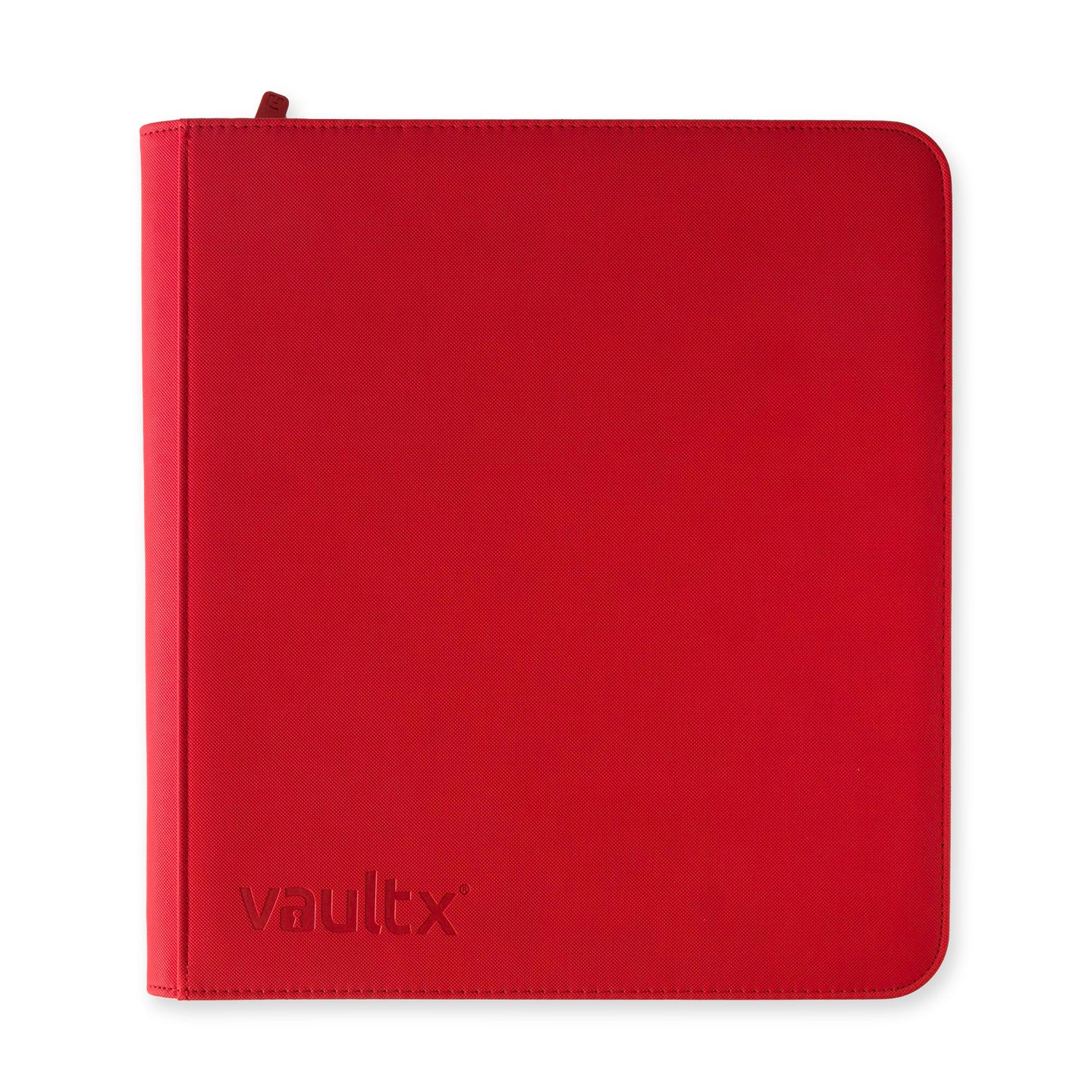 Vault X 12-Pocket Zip Binder XL - Holds 624 Cards - Fire Red